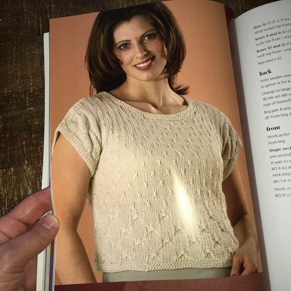 Top Notch Knit Knitting Pattern Sweater Shawl Wrap Pullover Cardigan Jacket - Picture 3 of 10